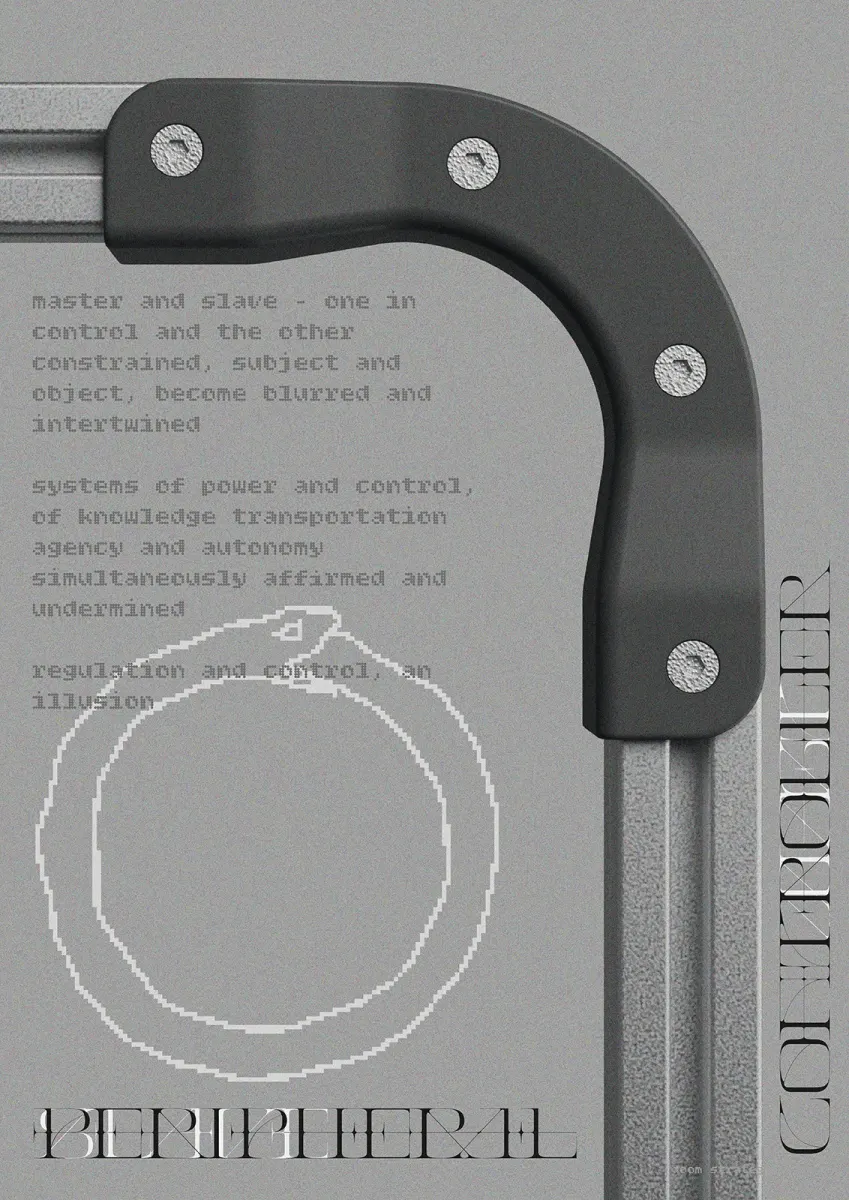 “chronos - master and slave” (2025) - from “chronos - constant growth constant decay“