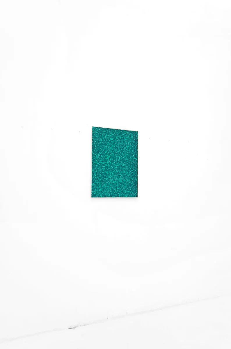 “green velvet” (2019) - multilayered silkscreen on cardboard