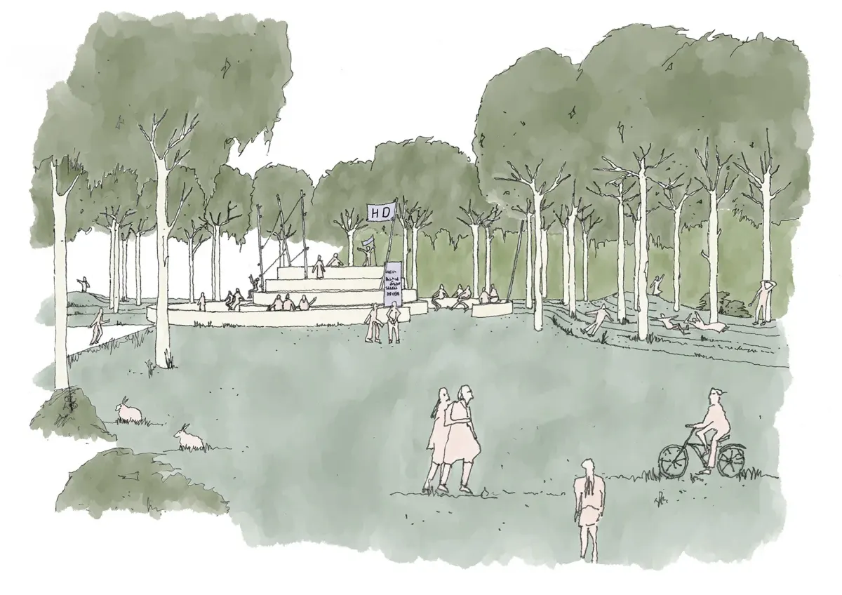 “aktionsraum” (2025) - 2. Price TH Darmstadt Proposal Art in Construction